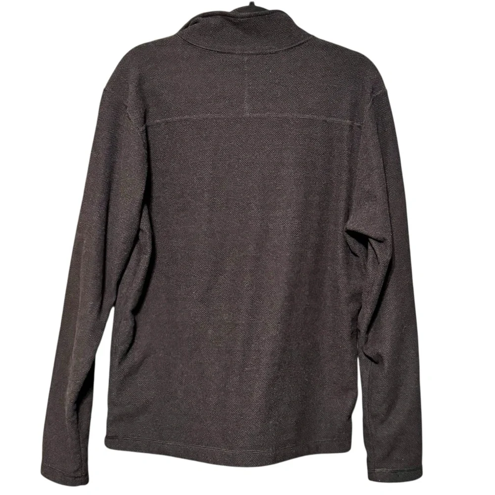 The North Face Men's Cap Rock 1/4 Zip Pullover Black Athleisure Sweatshirt
